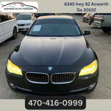 Black 2013 BMW 528 528i Sedan 4D