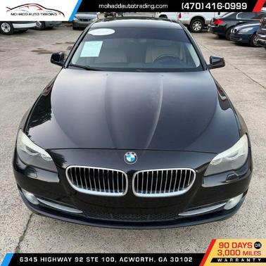 Black 2013 BMW 528 528i Sedan 4D