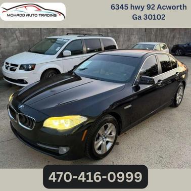 Black 2013 BMW 528 528i Sedan 4D