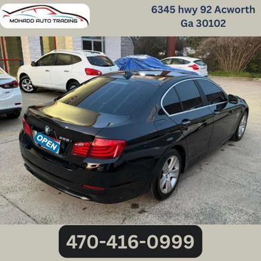 Black 2013 BMW 528 528i Sedan 4D