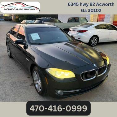 Black 2013 BMW 528 528i Sedan 4D