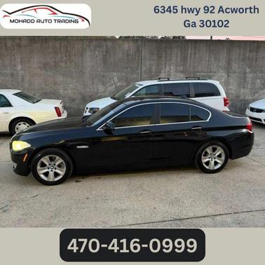 Black 2013 BMW 528 528i Sedan 4D