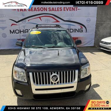 Black 2011 Mercury Mariner Premier Sport Utility 4D