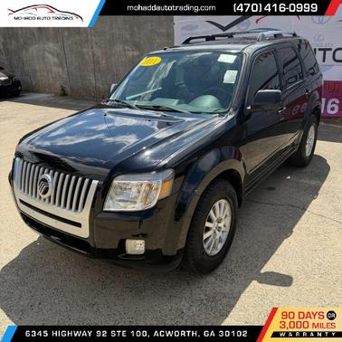 Black 2011 Mercury Mariner Premier Sport Utility 4D