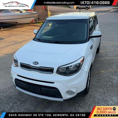 Clear White 2019 Kia Soul +