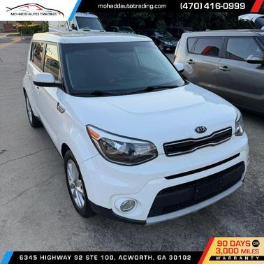 Clear White 2019 Kia Soul +
