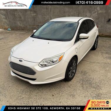 White 2013 Ford Focus Electric Base