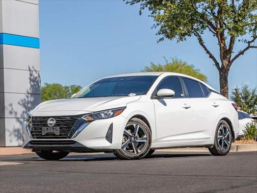 Fresh Powder 2024 Nissan Sentra SV Xtronic CVT