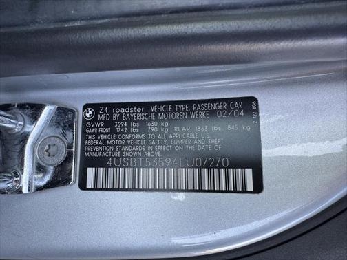 2004 BMW Z4 3.0i