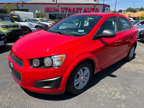 Red 2016 Chevrolet Sonic LT