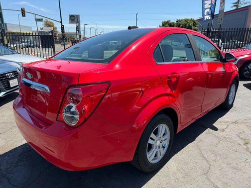 Red 2016 Chevrolet Sonic LT