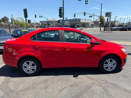 Red 2016 Chevrolet Sonic LT