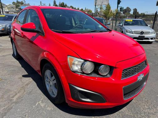 Red 2016 Chevrolet Sonic LT