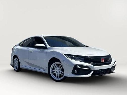 Platinum White Pearl 2020 Honda Civic Si Base