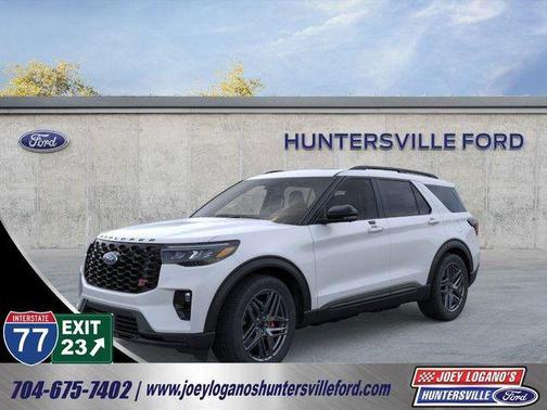 Star White Metallic Tri-Coat 2026 Ford Explorer ST