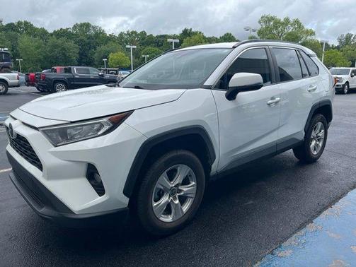 Super White 2021 Toyota RAV4 XLE
