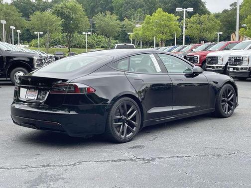 Solid Black 2022 Tesla Model S Plaid