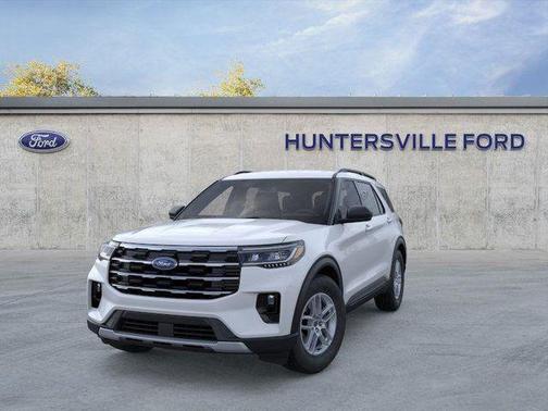 Space White Metallic 2026 Ford Explorer Active