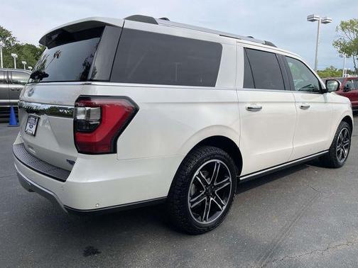 White Platinum Metallic Tri-Coat 2019 Ford Expedition Max Limited