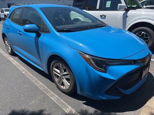 Blue Flame 2019 Toyota Corolla Hatchback SE