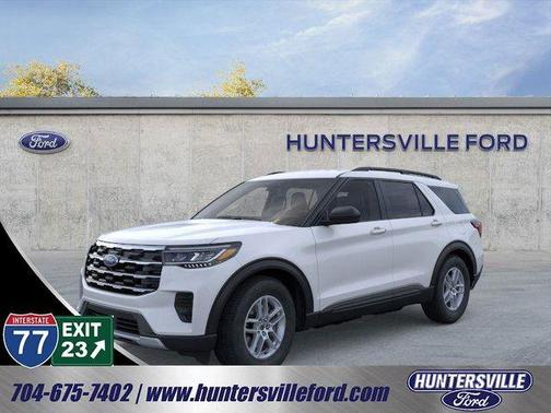 Space White Metallic 2026 Ford Explorer Active