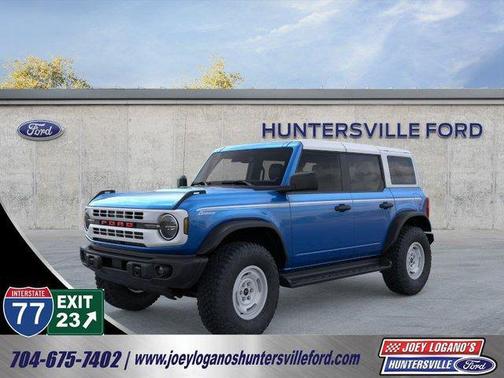 Velocity Blue Metallic 2026 Ford Bronco Heritage Edition