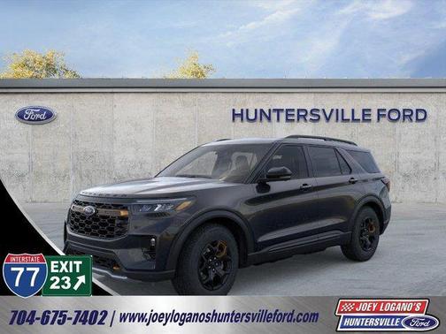 Agate Black Metallic 2026 Ford Explorer Tremor