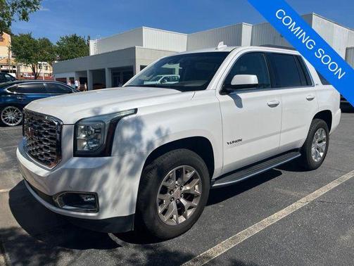 White Frost Tricoat 2018 GMC Yukon SLT
