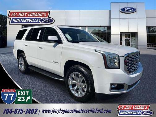 White Frost Tricoat 2018 GMC Yukon SLT