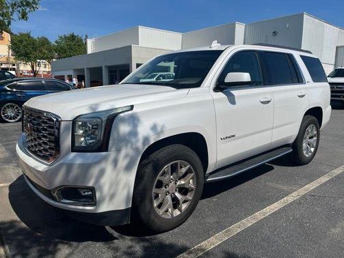 White Frost Tricoat 2018 GMC Yukon SLT