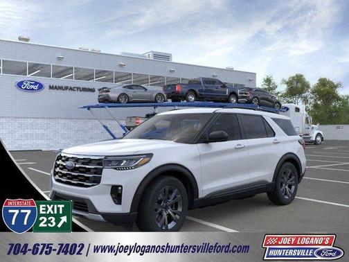 Space White Metallic 2026 Ford Explorer Active