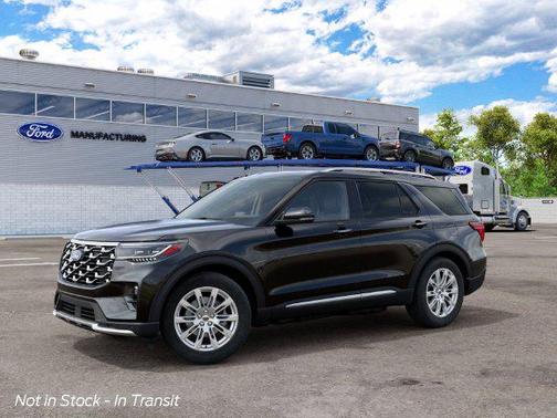 Agate Black Metallic 2027 Ford Explorer Platinum