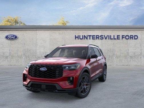 Rapid Red Metallic Tinted Clearcoat 2026 Ford Explorer ST-Line
