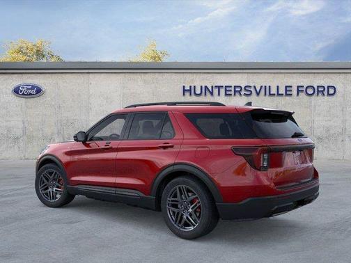 Rapid Red Metallic Tinted Clearcoat 2026 Ford Explorer ST-Line