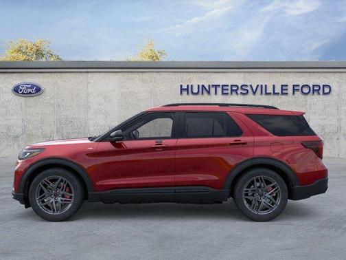 Rapid Red Metallic Tinted Clearcoat 2026 Ford Explorer ST-Line