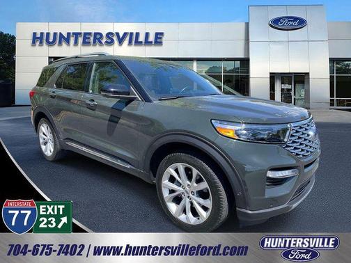 Forged Green Metallic 2022 Ford Explorer Platinum