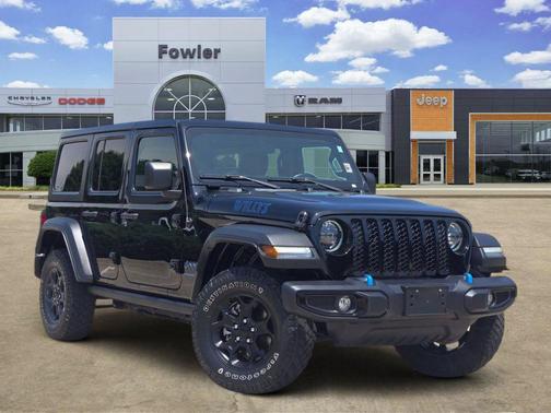 Black Clearcoat 2023 Jeep Wrangler 4xe Willys