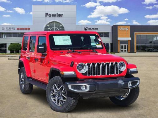 firecracker red clearcoat 2026 Jeep Wrangler 4-Door Sahara 4x4