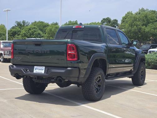 Serrano Green Metallic 2026 RAM 1500 RHO Crew Cab 4x4 5'7' Box