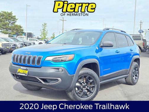 Hydro Blue Pearlcoat 2020 Jeep Cherokee Trailhawk