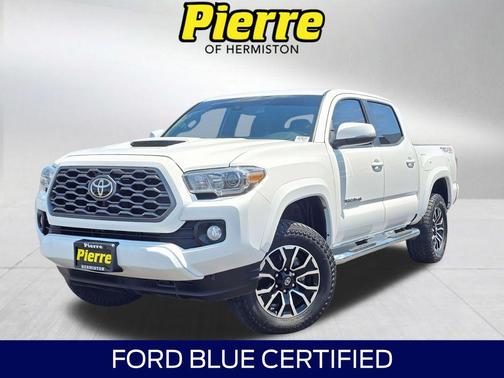 Super White 2021 Toyota Tacoma TRD Sport
