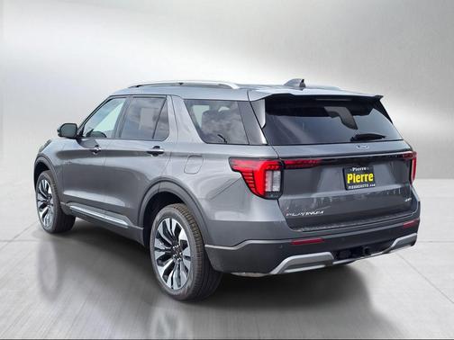 Gray 2026 Ford Explorer Platinum