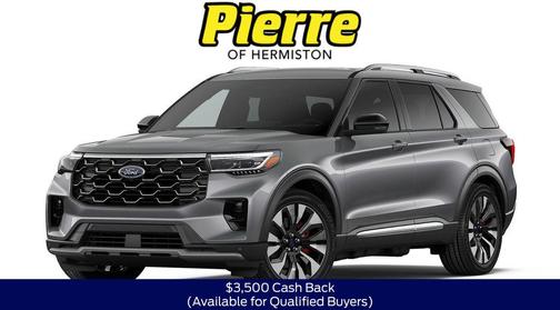Gray 2026 Ford Explorer Platinum