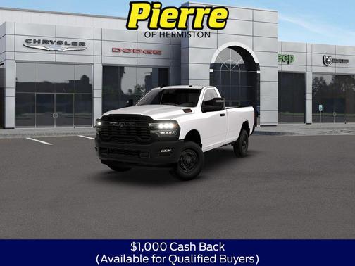 Bright White Clearcoat 2026 RAM 2500 Tradesman Regular Cab 4x4 8' Box