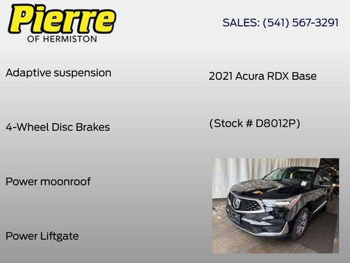 Majestic Black Pearl 2021 Acura RDX Advance Package