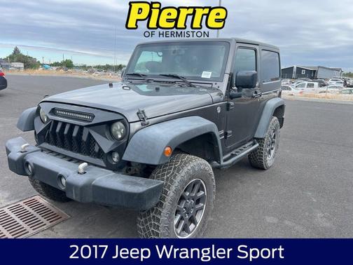 Granite Crystal Metallic Clearcoat 2017 Jeep Wrangler Sport