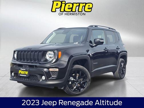 Black Clearcoat 2023 Jeep Renegade Altitude