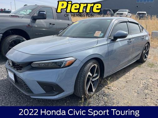Sonic Gray Pearl 2022 Honda Civic Sport Touring
