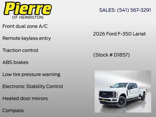 AVALANCHE 2026 Ford F-350 Lariat