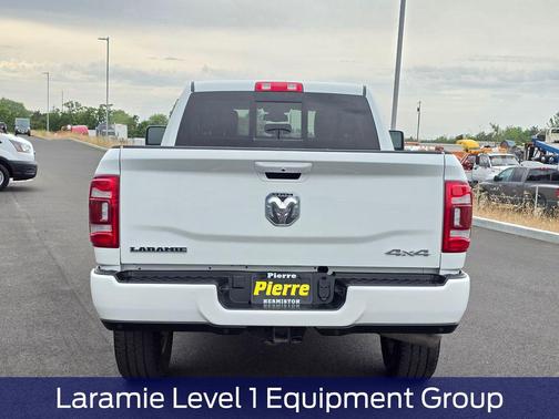 Bright White Clearcoat 2024 RAM 2500 Laramie Crew Cab 4x4 6'4' Box